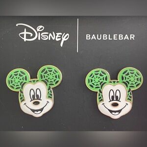 Brand New - Disney x BAUBLEBAR - Halloween Earrings! Glow in the Dark Mickeys!